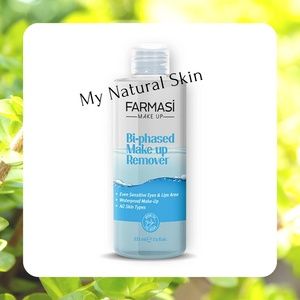 New! Farmasi Bi Phased Waterproof Make Up Remover All Skin Types 7.60 fl.oz